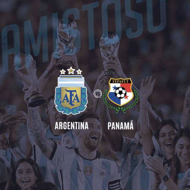 Argentina vs. Panamá — Amistoso